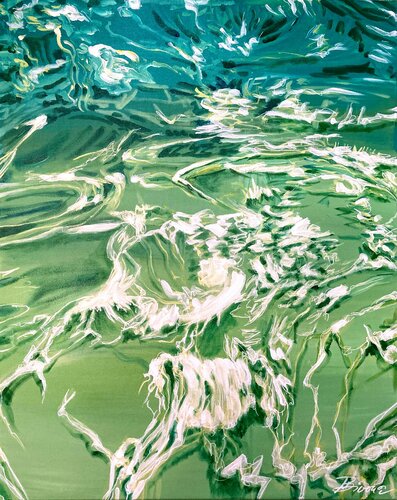 Reflections of a memory von Ute Bivona, Malerei kaufen auf Singulart