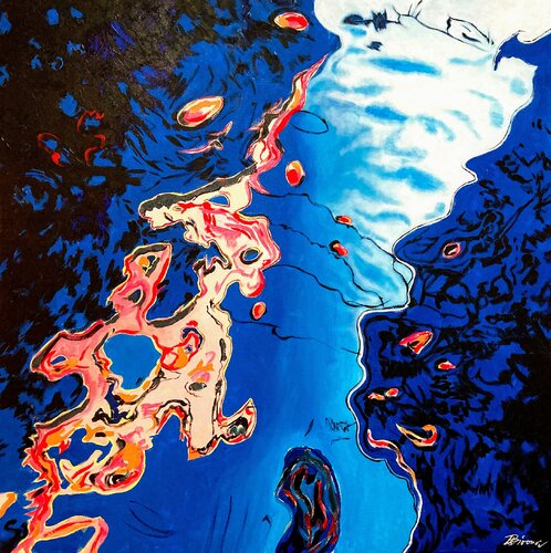 Outer reflection of an inner world de Ute Bivona, Pintura a la venta en Singulart