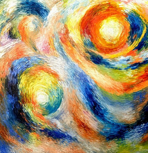 Balancing 2 di Ute Bivona, Pittura in vendita su Singulart