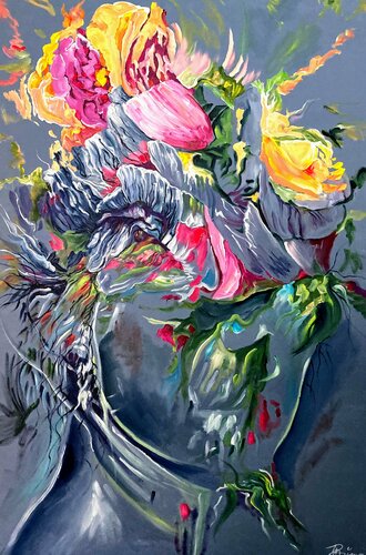 Symbiose van Ute Bivona, Schilderij te koop op Singulart