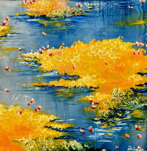 Floating di Ute Bivona, Pittura in vendita su Singulart