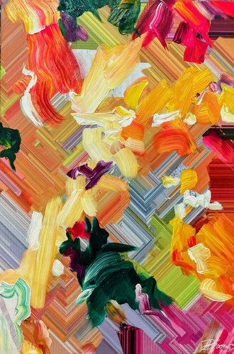 Move and grow by Ute Bivona, Painting for Sale on Singulart