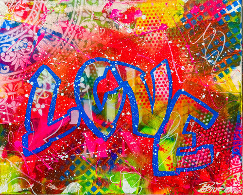 Love van Ute Bivona, Schilderij te koop op Singulart