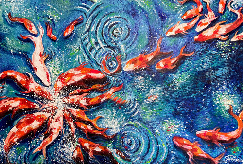 Moments of happiness van Ute Bivona, Schilderij te koop op Singulart