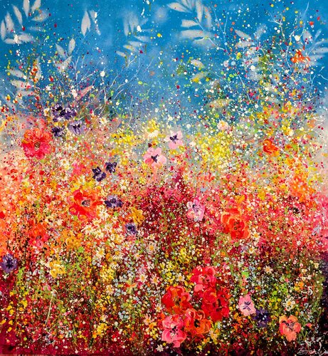Il giardino della libertà - The garden of freedom van Ute Bivona, Schilderij te koop op Singulart