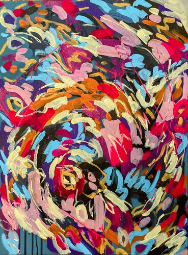 Get Out Of Your Shell van Ute Bivona, Schilderij te koop op Singulart