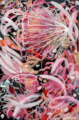 A beauty inside and outside di Ute Bivona, Pittura in vendita su Singulart