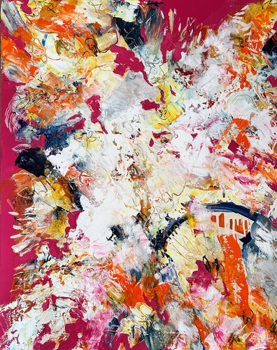 First time we met di Ute Bivona, Pittura in vendita su Singulart