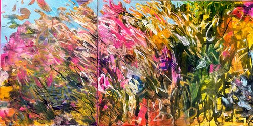 Murmuring summer by Ute Bivona, Painting for Sale on Singulart