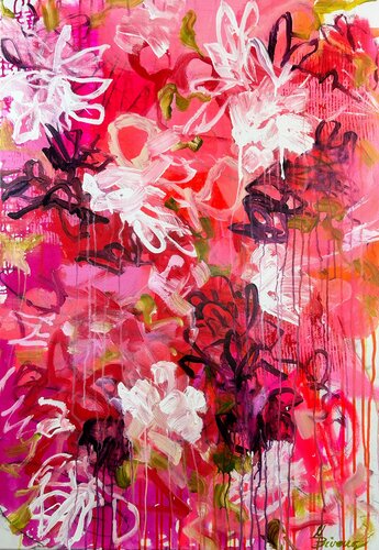 Love is all around me van Ute Bivona, Schilderij te koop op Singulart