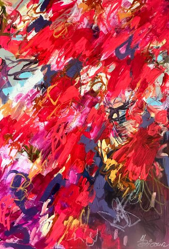 It's raining love van Ute Bivona, Schilderij te koop op Singulart