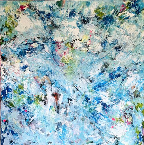 Die Ägäis 3 - Morgenfrische di Ute Bivona, Pittura in vendita su Singulart