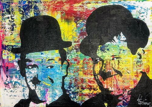 Stan & Ollie von Ute Bivona, Malerei kaufen auf Singulart