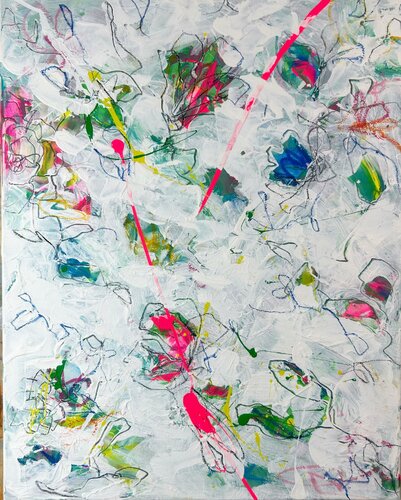 Frühling von Ute Bivona, Malerei kaufen auf Singulart