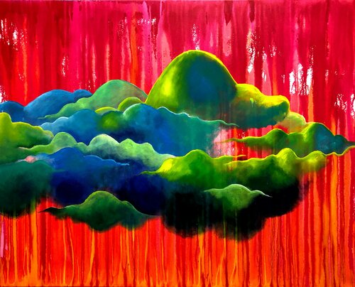 Slowly we walk together de Ute Bivona, Pintura a la venta en Singulart