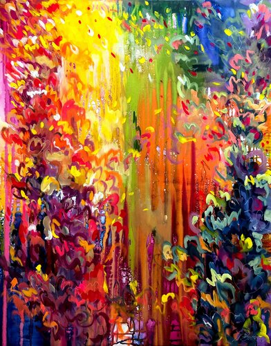 What Makes My Heart Sing van Ute Bivona, Schilderij te koop op Singulart