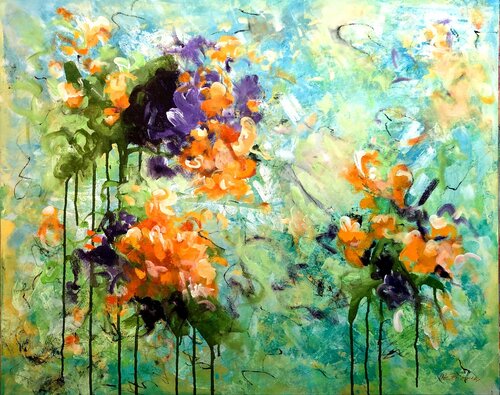 Vergiss die Hoffnung nicht di Ute Bivona, Pittura in vendita su Singulart