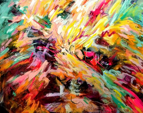 Gegen den Sturm van Ute Bivona, Schilderij te koop op Singulart