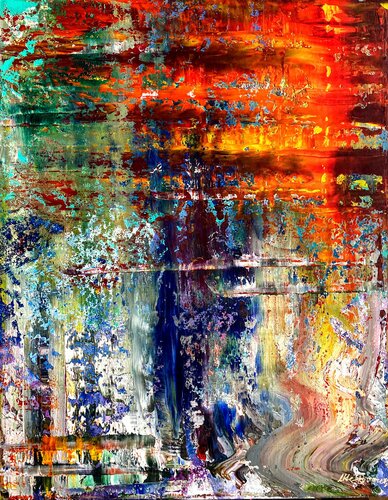 At The Cradle Of Evolution van Ute Bivona, Schilderij te koop op Singulart