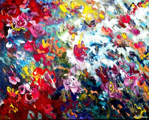 Freudentanz van Ute Bivona, Schilderij te koop op Singulart