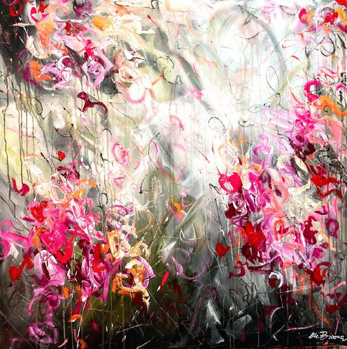 Liebesgewitter van Ute Bivona, Schilderij te koop op Singulart