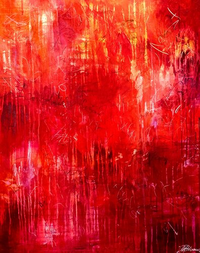 The Root Chakra - Inner Flame von Ute Bivona, Malerei kaufen auf Singulart