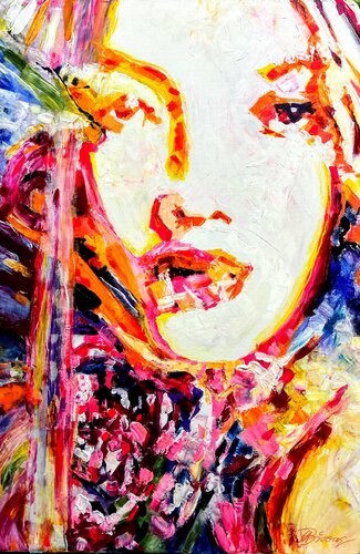 Yini di Ute Bivona, Pittura in vendita su Singulart