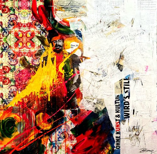 Ohne Kunst & Kultur Wird's Still - Finn, 32, DJ von Ute Bivona, Andere Medien kaufen auf Singulart