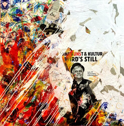 Ohne Kunst & Kultur Wird's Still - Lutz de Ute Bivona, Otros medios a la venta en Singulart