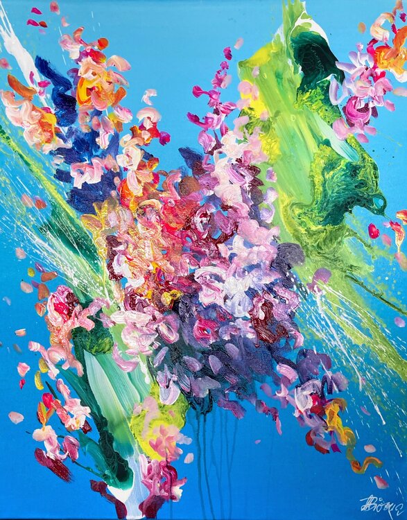 Exploding spring Ute Bivona