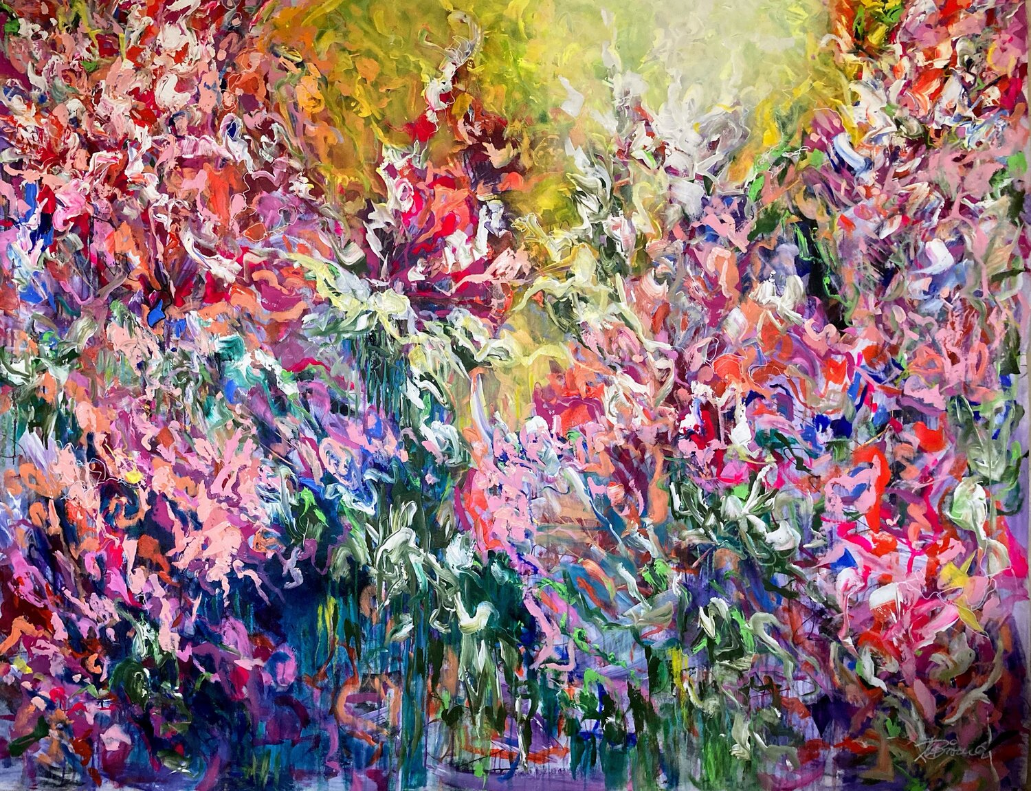 The daydream of the dragonfly Ute Bivona Dipinto originale in vendita