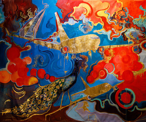 The city of gold von Aleksandra Istorik, Malerei kaufen auf Singulart