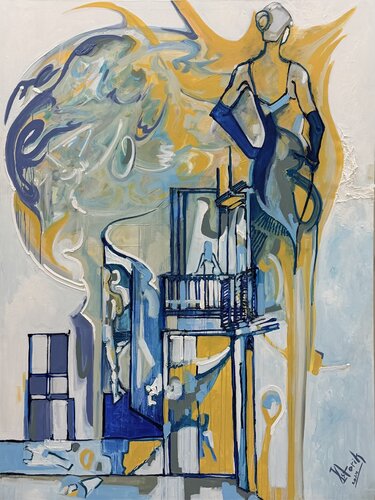 Observer di Aleksandra Istorik, Pittura in vendita su Singulart