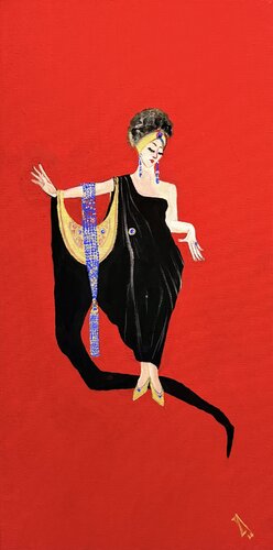The lady of the sunset by Aleksandra Istorik, 油畫 for Sale on Singulart