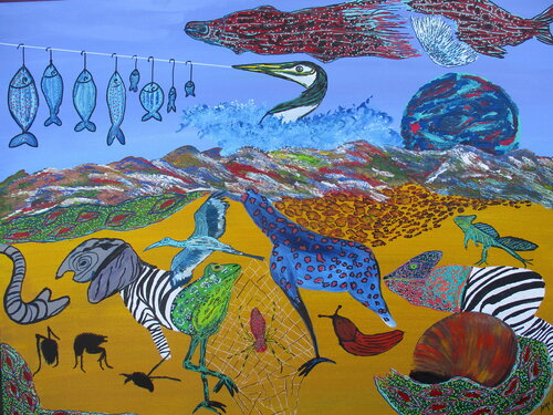 Mutations by Serge Lecomte, Painting for Sale on Singulart