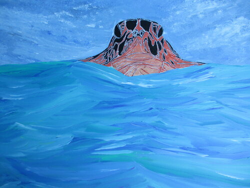 Tsunami von Serge Lecomte, Malerei kaufen auf Singulart
