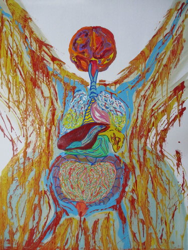 Denudation of Venus by Serge Lecomte, Painting for Sale on Singulart