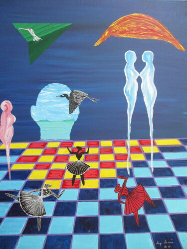 One viewer van Serge Lecomte, Schilderij te koop op Singulart