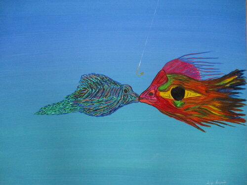 Good-bye, my love by Serge Lecomte, Painting for Sale on Singulart