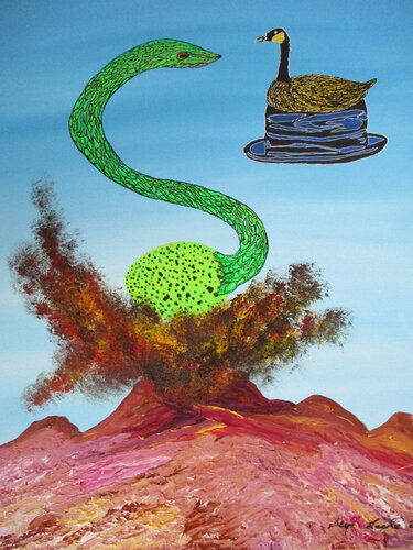 Hatching di Serge Lecomte, Pittura in vendita su Singulart