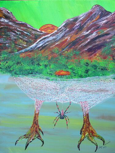 Weaver van Serge Lecomte, Schilderij te koop op Singulart