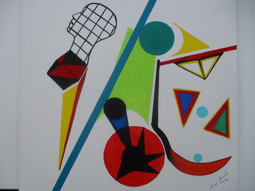 Birdwatching van Serge Lecomte, Schilderij te koop op Singulart