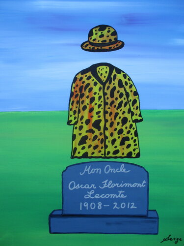 I'm nobody without my hat and coat von Serge Lecomte, Malerei kaufen auf Singulart