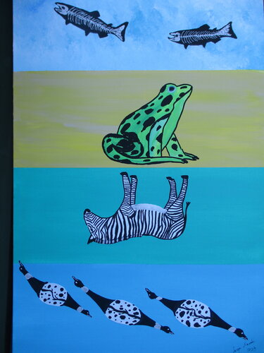 Reflections van Serge Lecomte, Schilderij te koop op Singulart