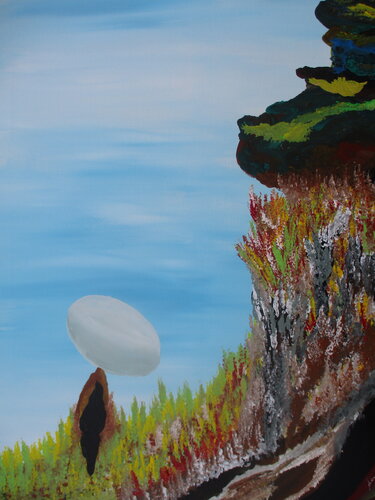 An egg van Serge Lecomte, Schilderij te koop op Singulart