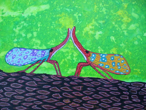 Prelude to mating de Serge Lecomte, Pintura a la venta en Singulart