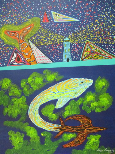 Anchored von Serge Lecomte, Malerei kaufen auf Singulart