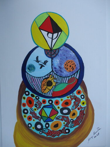 My grandmother von Serge Lecomte, Malerei kaufen auf Singulart