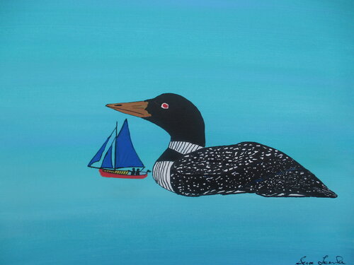 The calm before the storm van Serge Lecomte, Schilderij te koop op Singulart