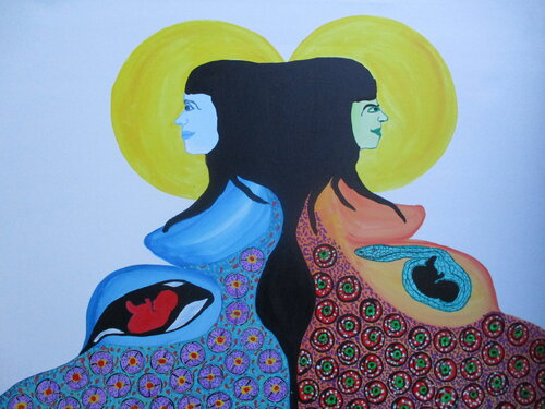 Life Forces van Serge Lecomte, Schilderij te koop op Singulart